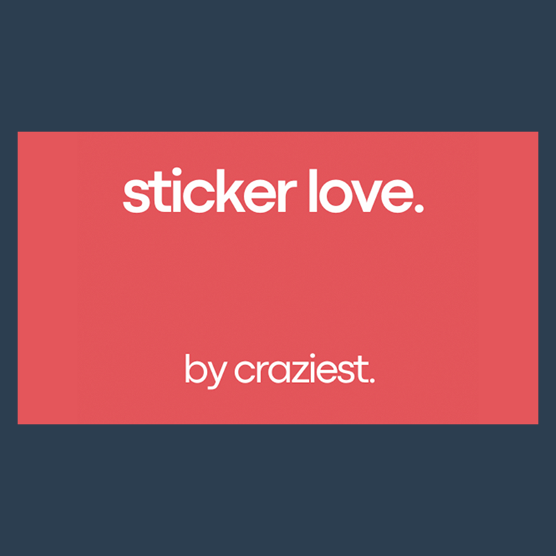 Sticker Love by Craziest