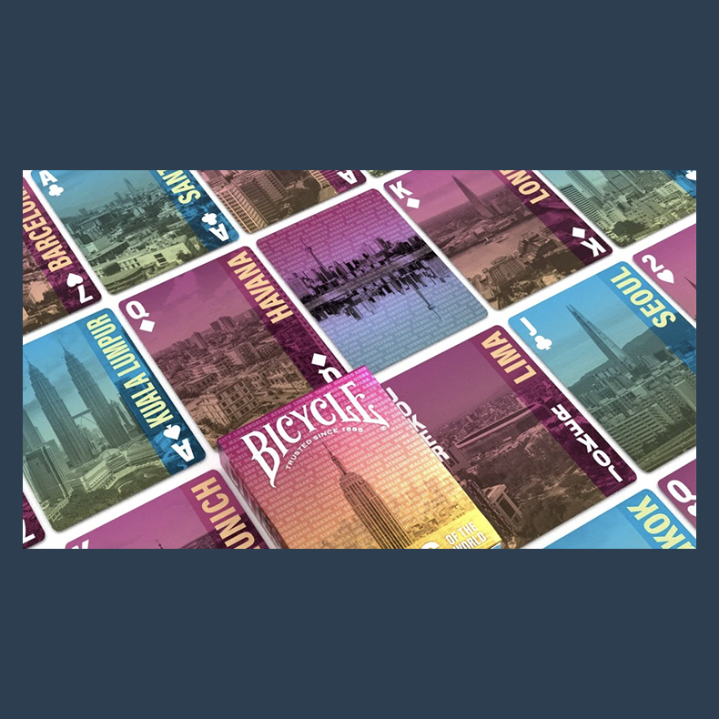 Bicycle Cities of the World Playing Cards by US Playing Card