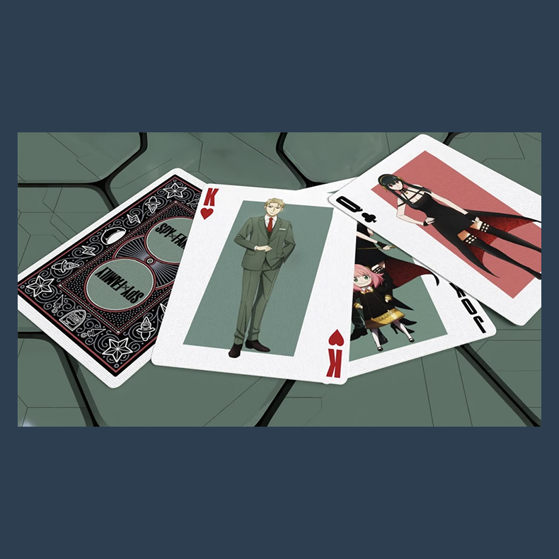 Bicycle Spy Family Playing Cards by US Playing Card