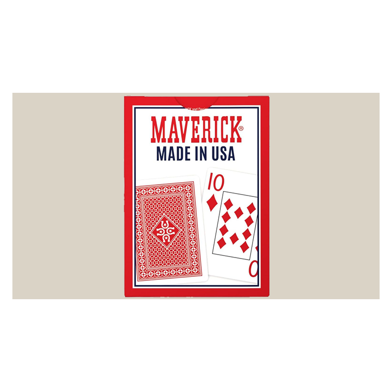 Maverick Made in the USA (Red) Playing Cards
