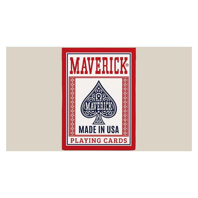 Maverick Made in the USA (Red) Playing Cards