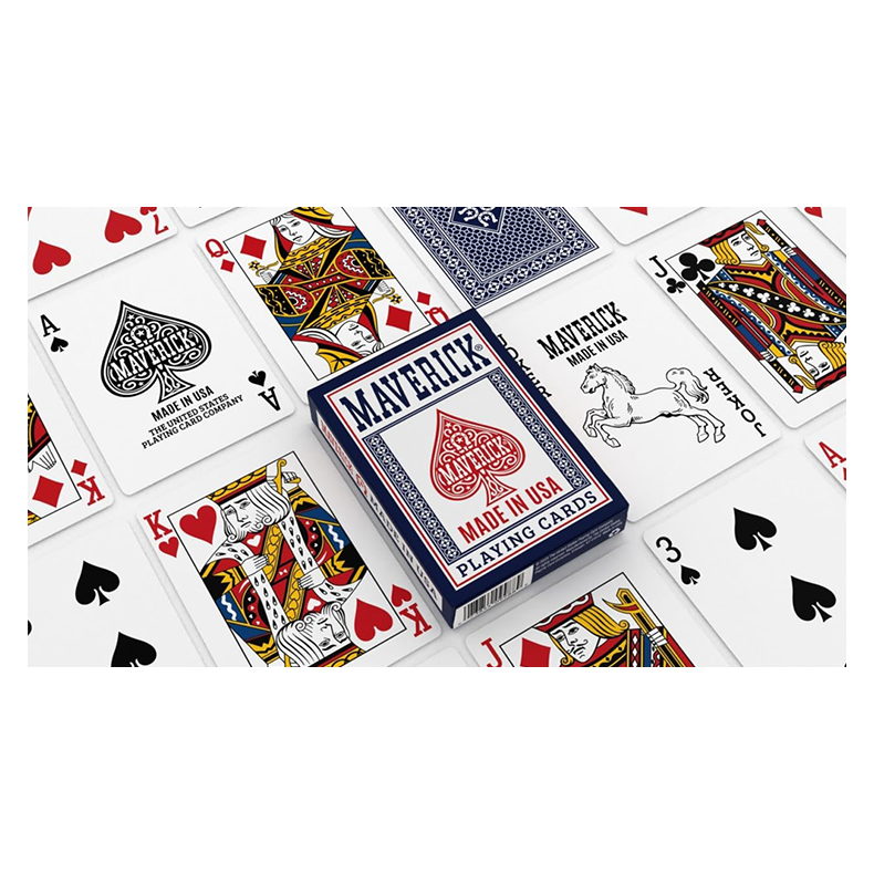 Maverick Made in the USA (Blue) Playing Cards