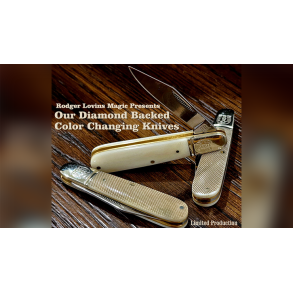 Diamond Back Knife Set by Rodger Lovins.