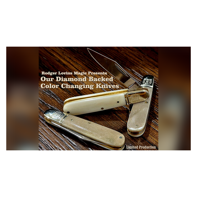 Diamond Back Knife Set by Rodger Lovins.