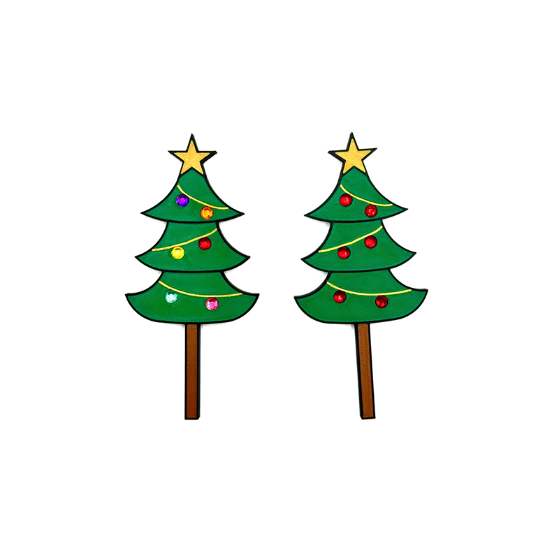 Christmas Tree Paddle Set by Alonzo.