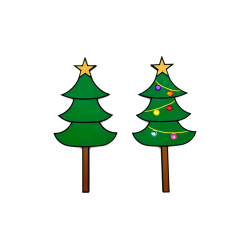 Christmas Tree Paddle Set by Alonzo.