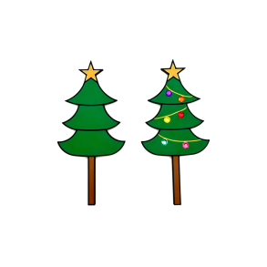 Christmas Tree Paddle Set by Alonzo.