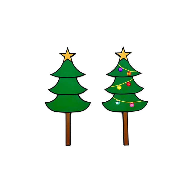 Christmas Tree Paddle Set by Alonzo.