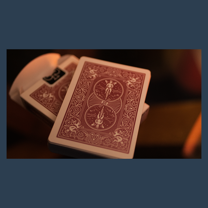 Bicycle Metallic Ruby Playing Cards