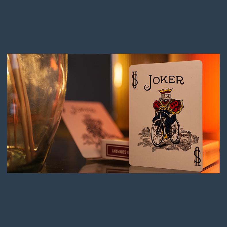 Bicycle Metallic Ruby Playing Cards