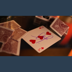 Bicycle Metallic Ruby Playing Cards