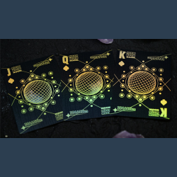 Moon (Black Holo) Playing Cards