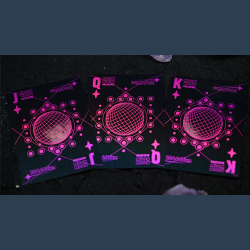 Moon (Black Holo) Playing Cards