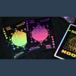 Moon (Black Holo) Playing Cards