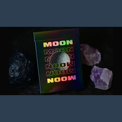 Moon (Black Holo) Playing Cards