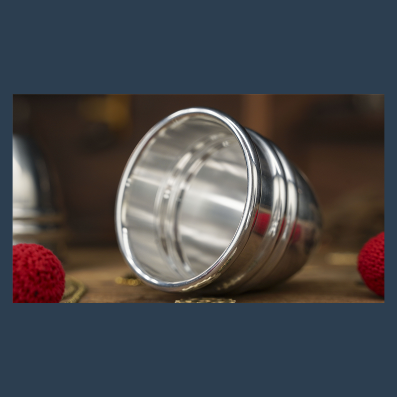 Aluminum Alloy Cups and Balls Set by TCC Magic