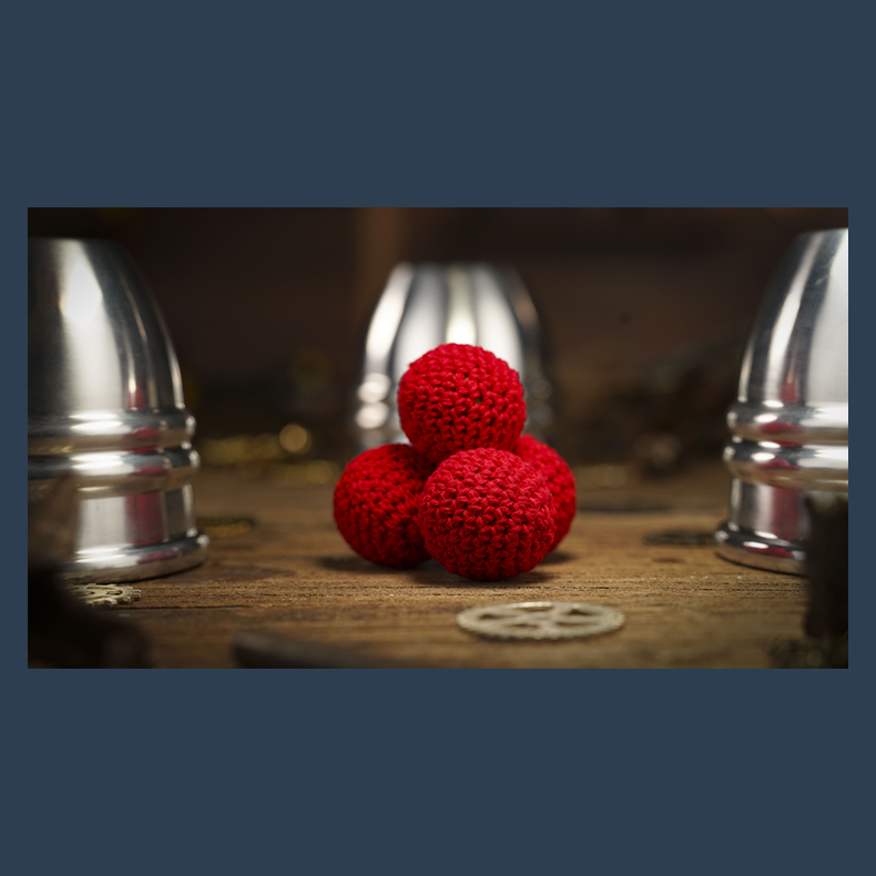 Aluminum Alloy Cups and Balls Set by TCC Magic