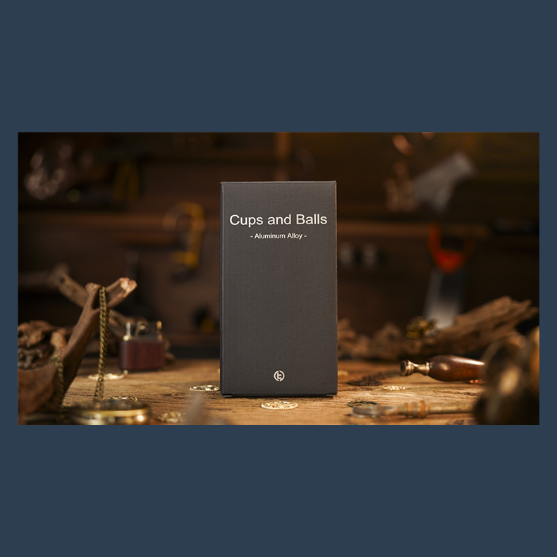 Aluminum Alloy Cups and Balls Set by TCC Magic