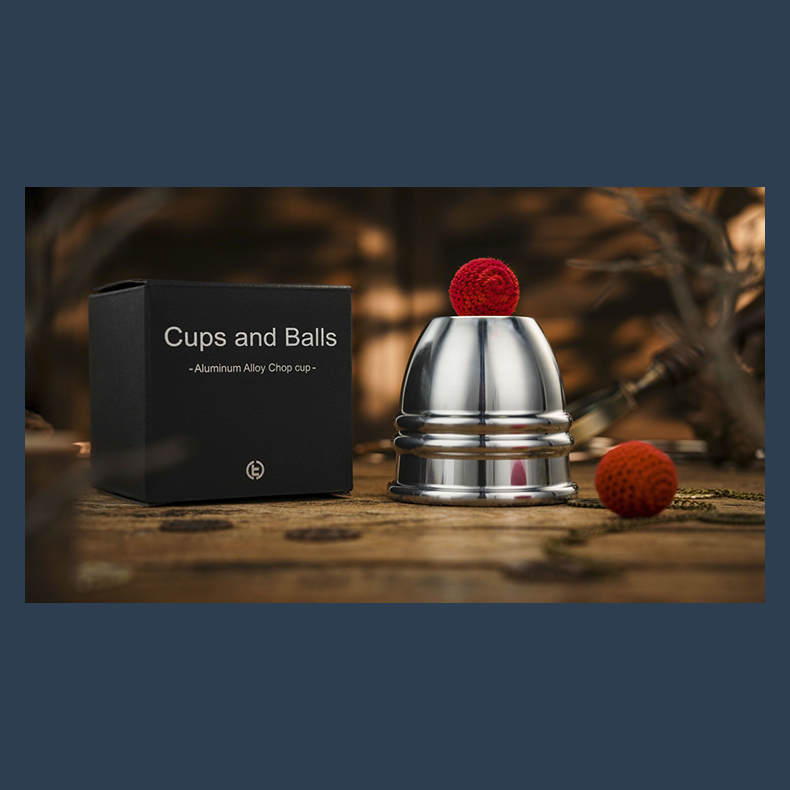 Aluminum Alloy Cups and Balls Matching Chop Cup by TCC Magic