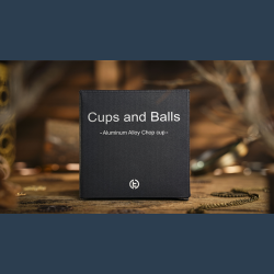 Aluminum Alloy Cups and Balls Matching Chop Cup by TCC Magic