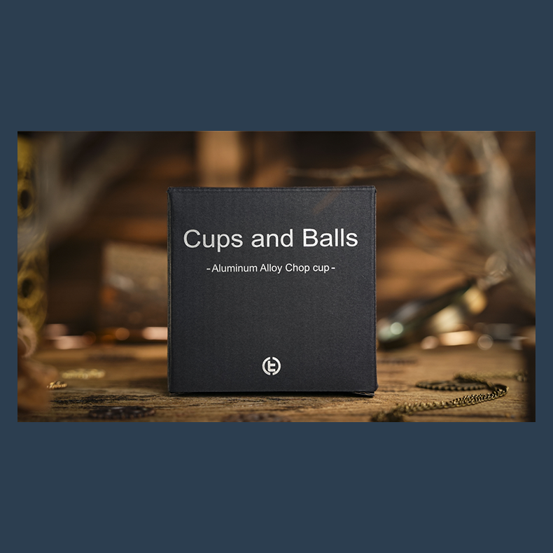 Aluminum Alloy Cups and Balls Matching Chop Cup by TCC Magic