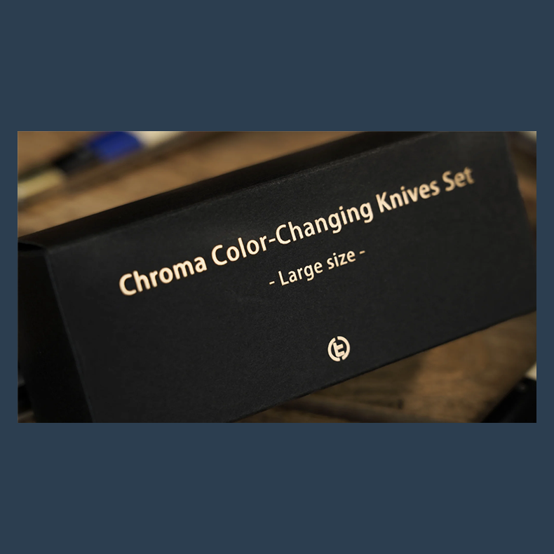 Chroma Color-Changing Knives Set (Large Size) by TCC Magic