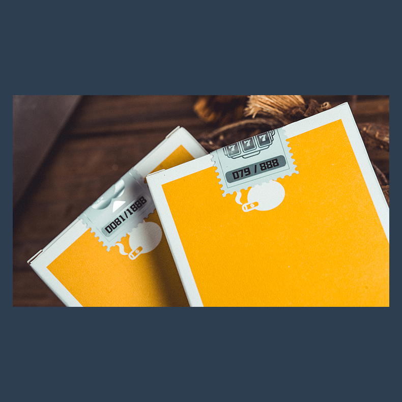 Gilded Milk Casino Deck (Silver) by Bacon Playing Card Company