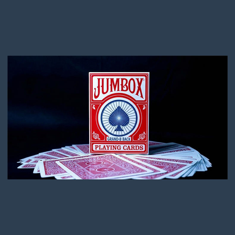 Jumbox Invisible Deck (Red) by Magic Dream