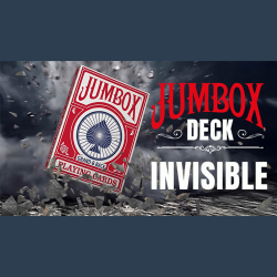 Jumbox Invisible Deck (Red) by Magic Dream