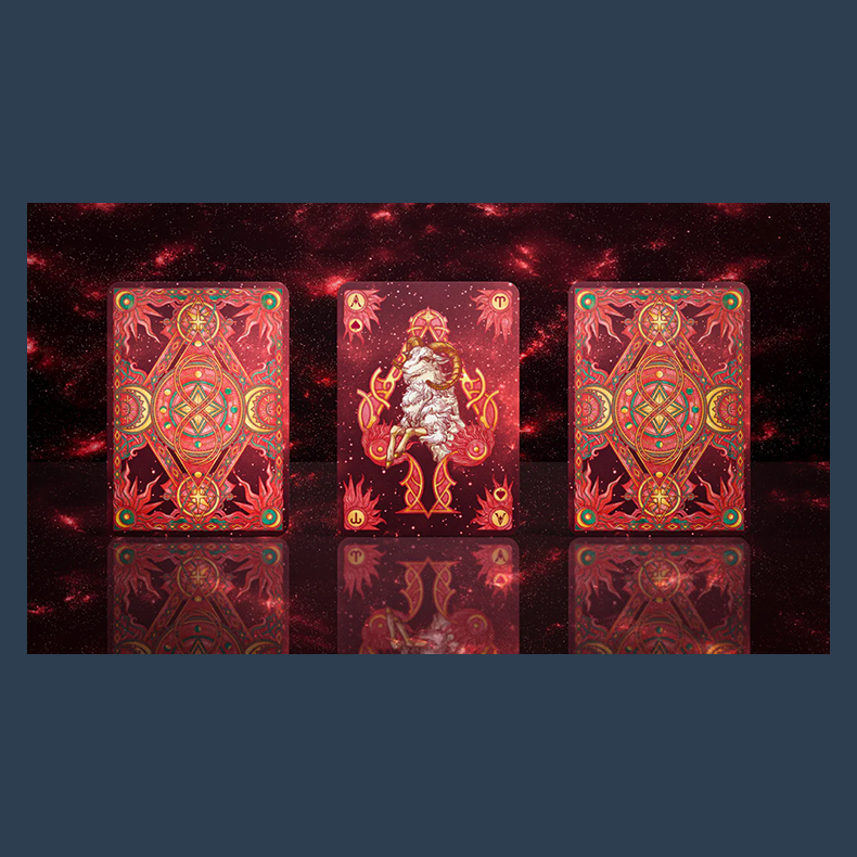 Zodiac (Aries) Luminous Edition Playing Cards by TCC