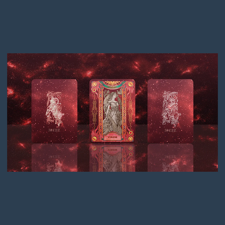Zodiac (Aries) Luminous Edition Playing Cards by TCC