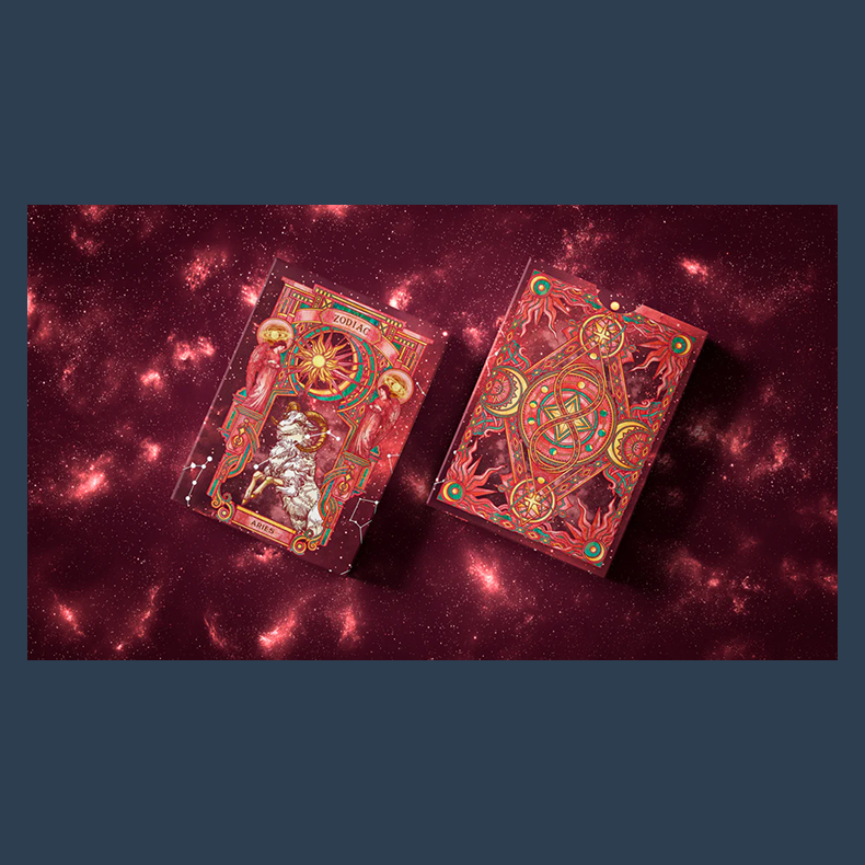 Zodiac (Aries) Luminous Edition Playing Cards by TCC
