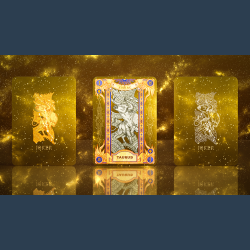 Zodiac (Taurus) Luminous Edition Playing Cards by TCC