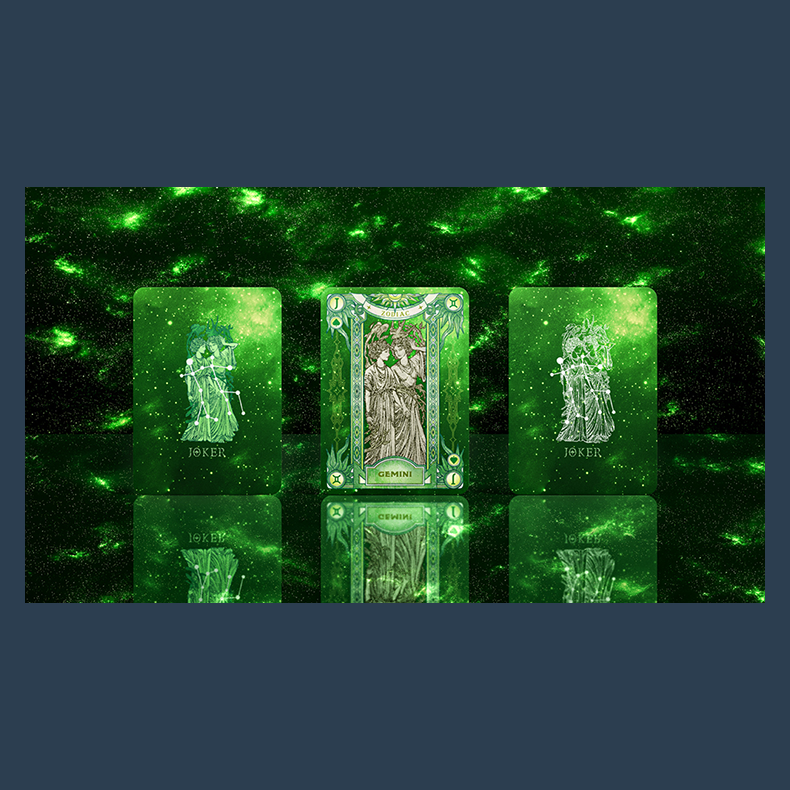 Zodiac (Gemini) Luminous Edition Playing Cards by TCC