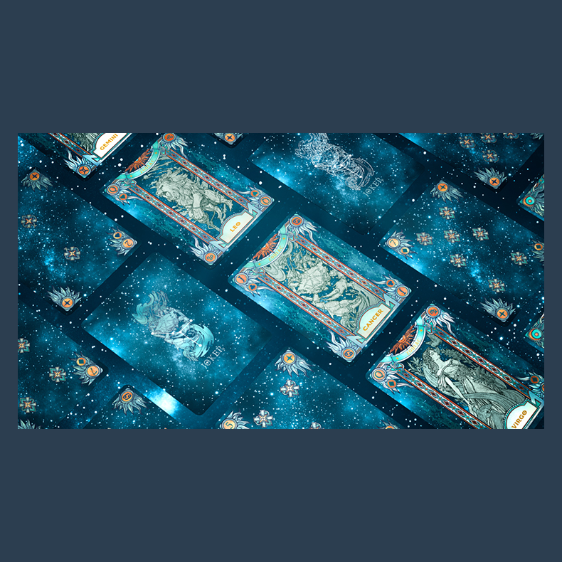 Zodiac (Cancer) Luminous Edition Playing Cards by TCC