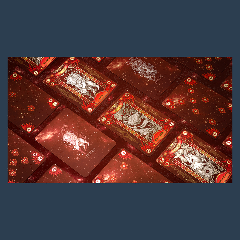 Zodiac (Leo) Luminous Edition Playing Cards by TCC