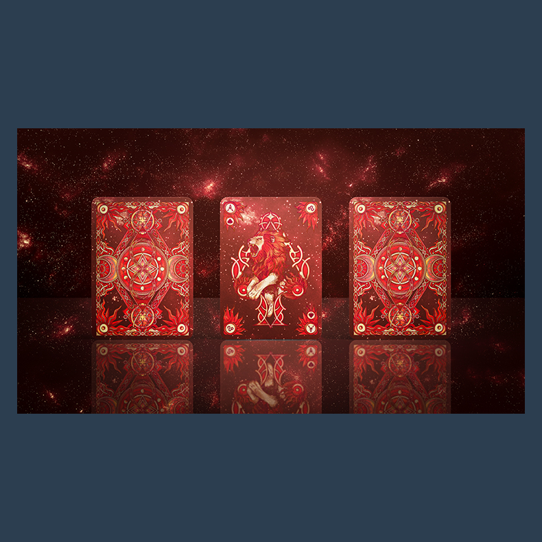 Zodiac (Leo) Luminous Edition Playing Cards by TCC