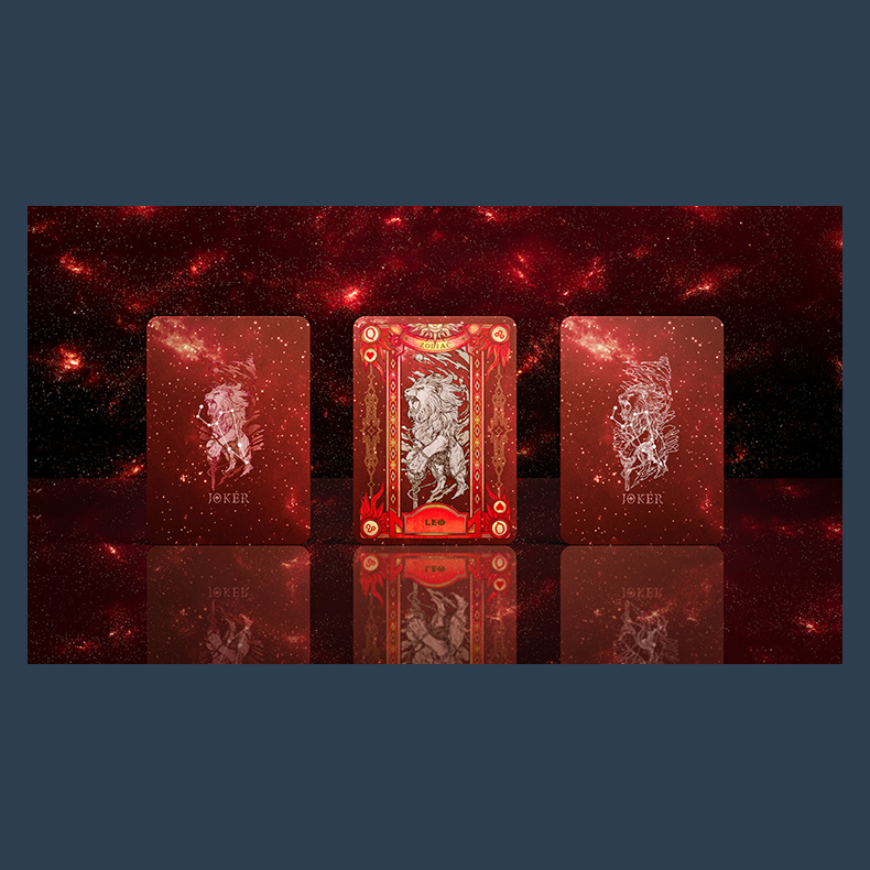 Zodiac (Leo) Luminous Edition Playing Cards by TCC