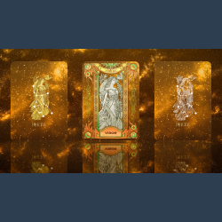 Zodiac (Virgo) Luminous Edition Playing Cards by TCC