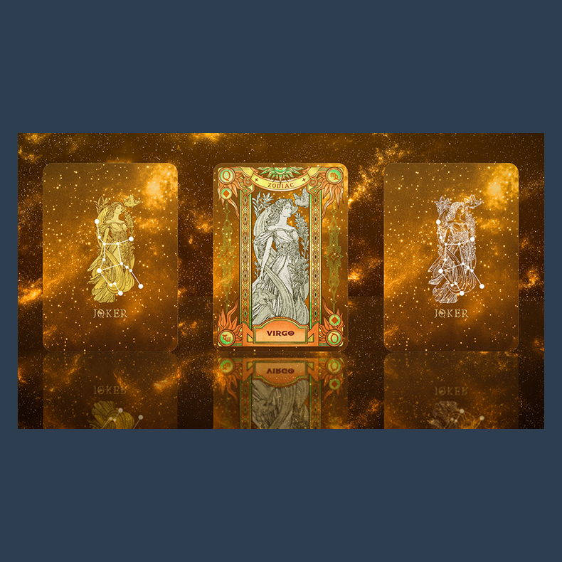 Zodiac (Virgo) Luminous Edition Playing Cards by TCC
