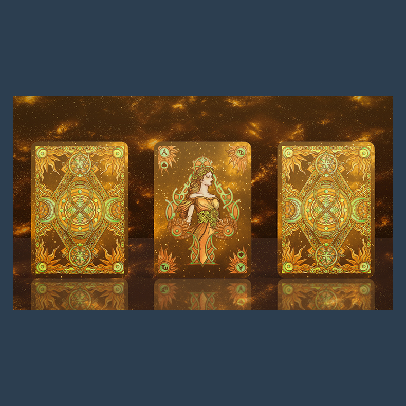 Zodiac (Virgo) Luminous Edition Playing Cards by TCC