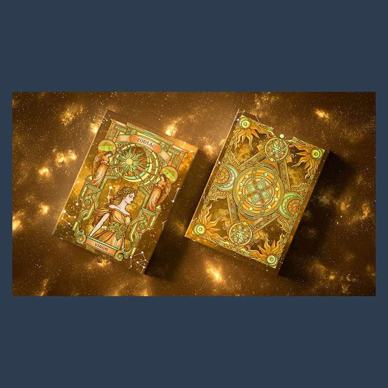 Zodiac (Virgo) Luminous Edition Playing Cards by TCC