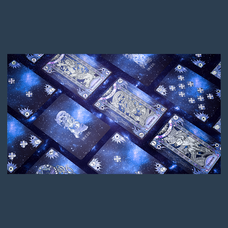 Zodiac (Scorpio) Luminous Edition Playing Cards by TCC