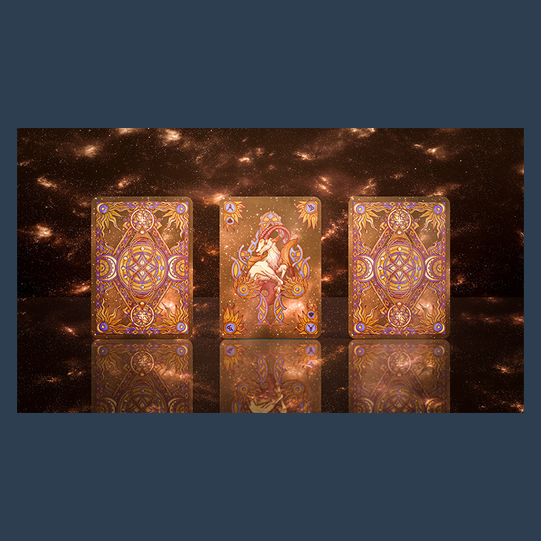 Zodiac (Capricorn) Luminous Edition Playing Cards by TCC