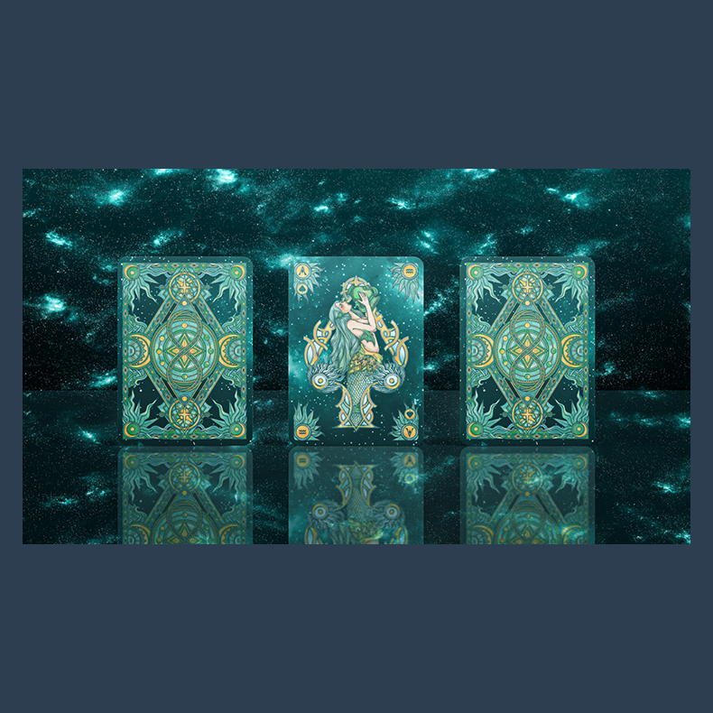 Zodiac (Aquarius) Luminous Edition Playing Cards by TCC
