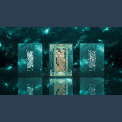 Zodiac (Aquarius) Luminous Edition Playing Cards by TCC