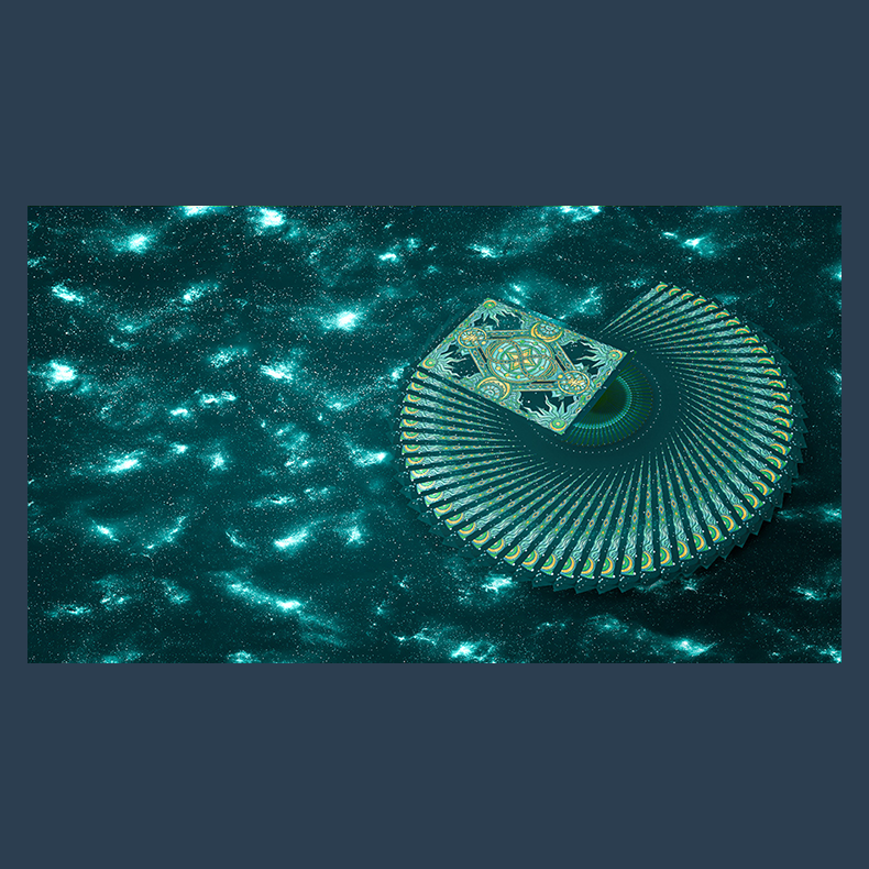 Zodiac (Aquarius) Luminous Edition Playing Cards by TCC