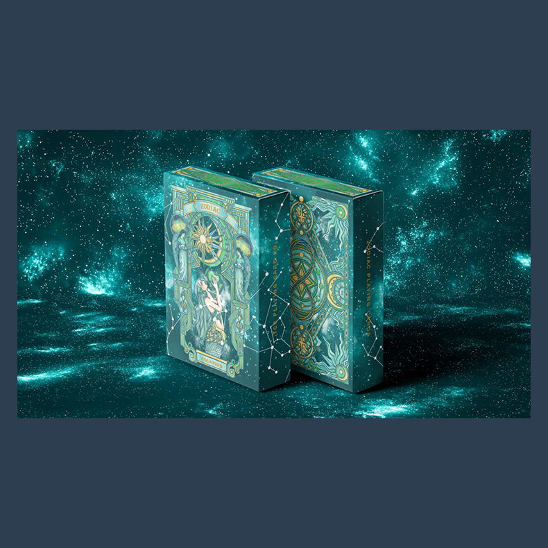 Zodiac (Aquarius) Luminous Edition Playing Cards by TCC