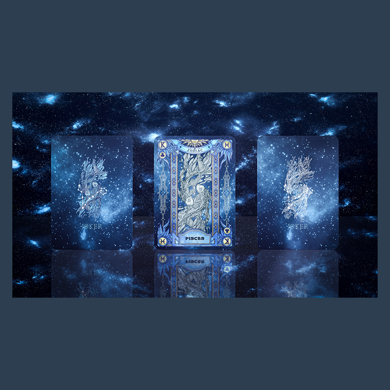 Zodiac (Pisces) Luminous Edition Playing Cards by TCC