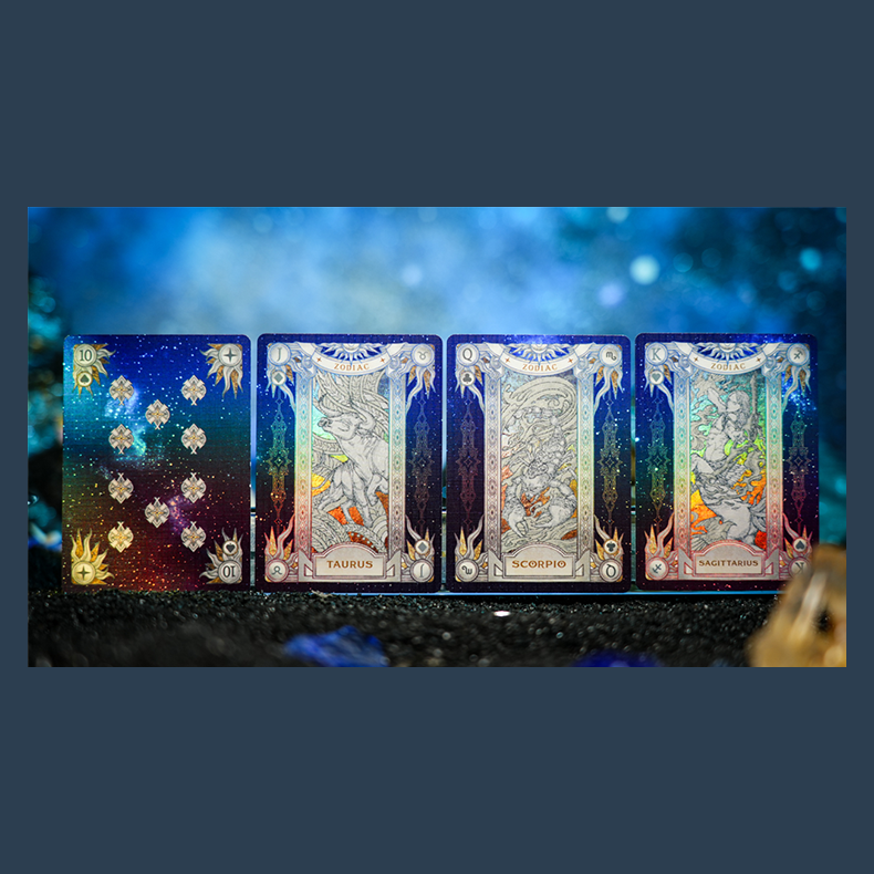 Zodiac (Astrology Chart) Luminous Edition Playing Cards by TCC